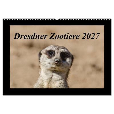 Dresdner Zootiere 2027 (Wandkalender 2027 DIN A2 quer), CALVENDO Monatskalender