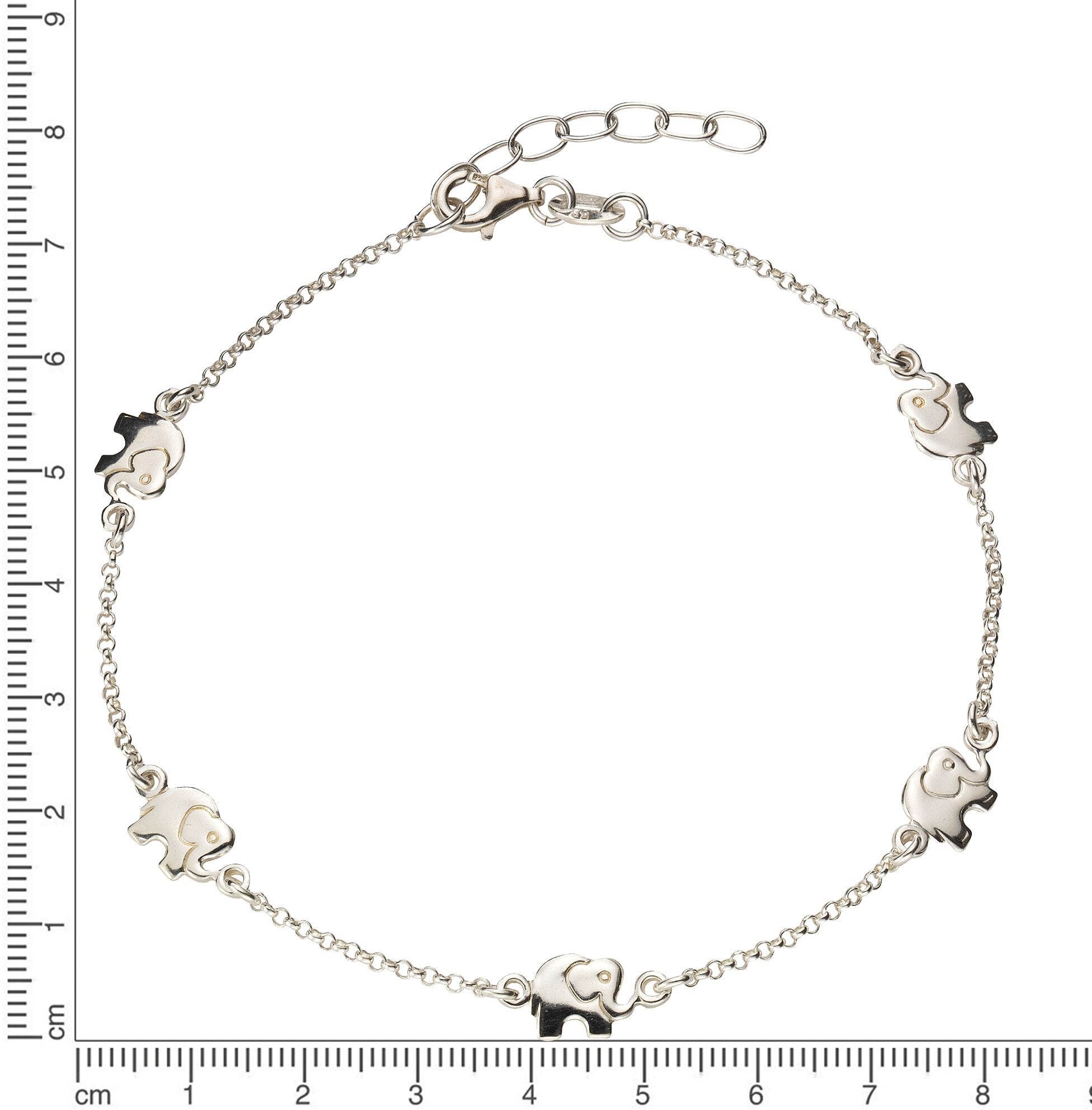 Fußkette FIRETTI "Schmuck Geschenk Silber 925 Körperschmuck Erbskette", silber (silberfarben), Fußketten, Damen, Silber 925 (Sterlingsilber), Fußkette