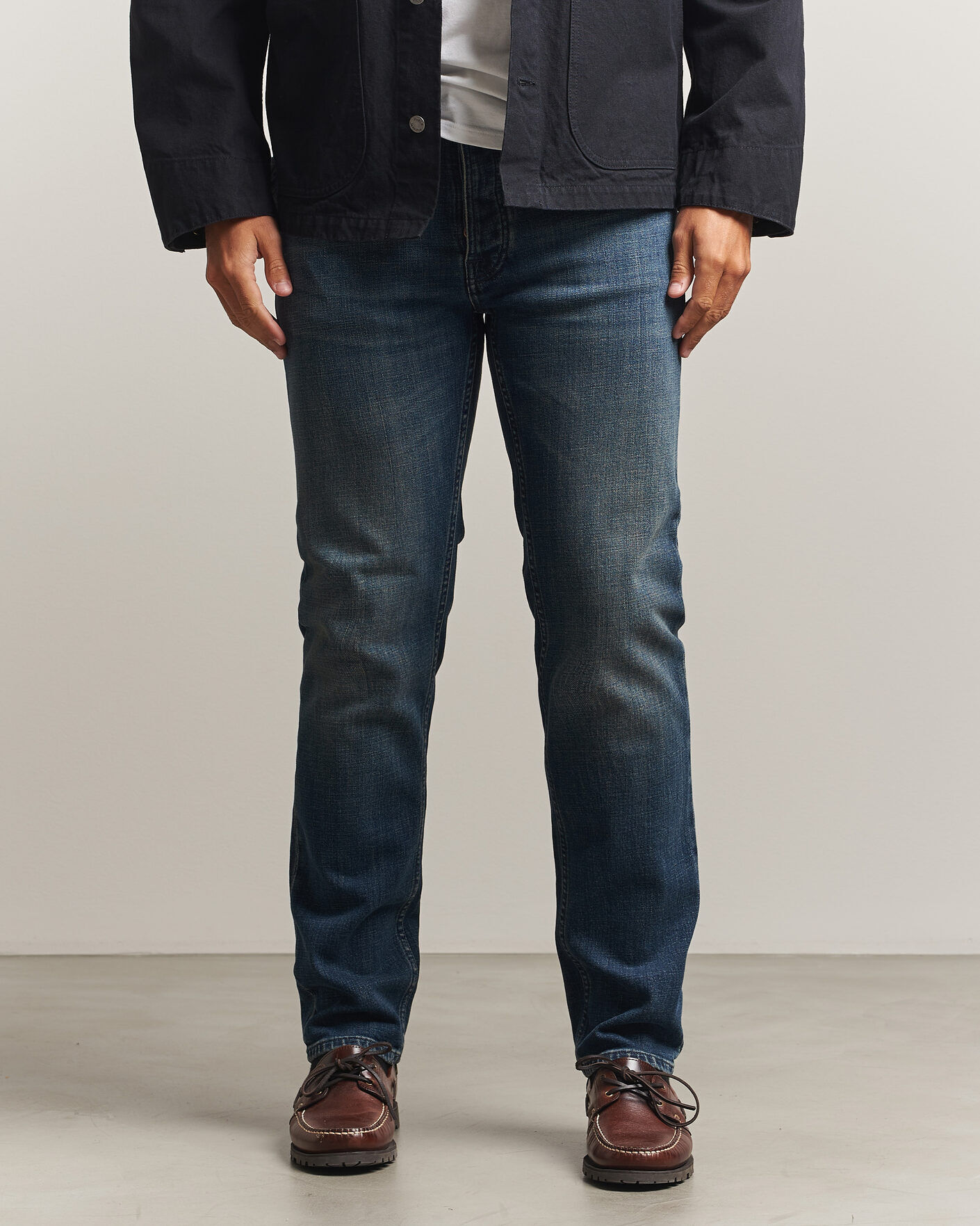Nudie Jeans Solid Ollie Jeans Epic Ink men W30L32 Blå
