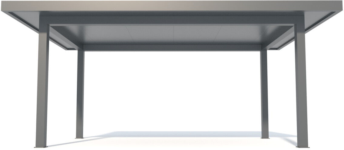 Wismar NFI Carport Style 400 x 700 cm grau