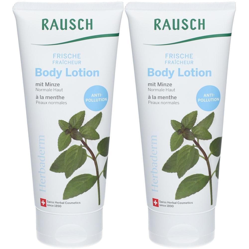 Rausch Frische Bodylotion mit Minze x2 2x200 ml Lotion