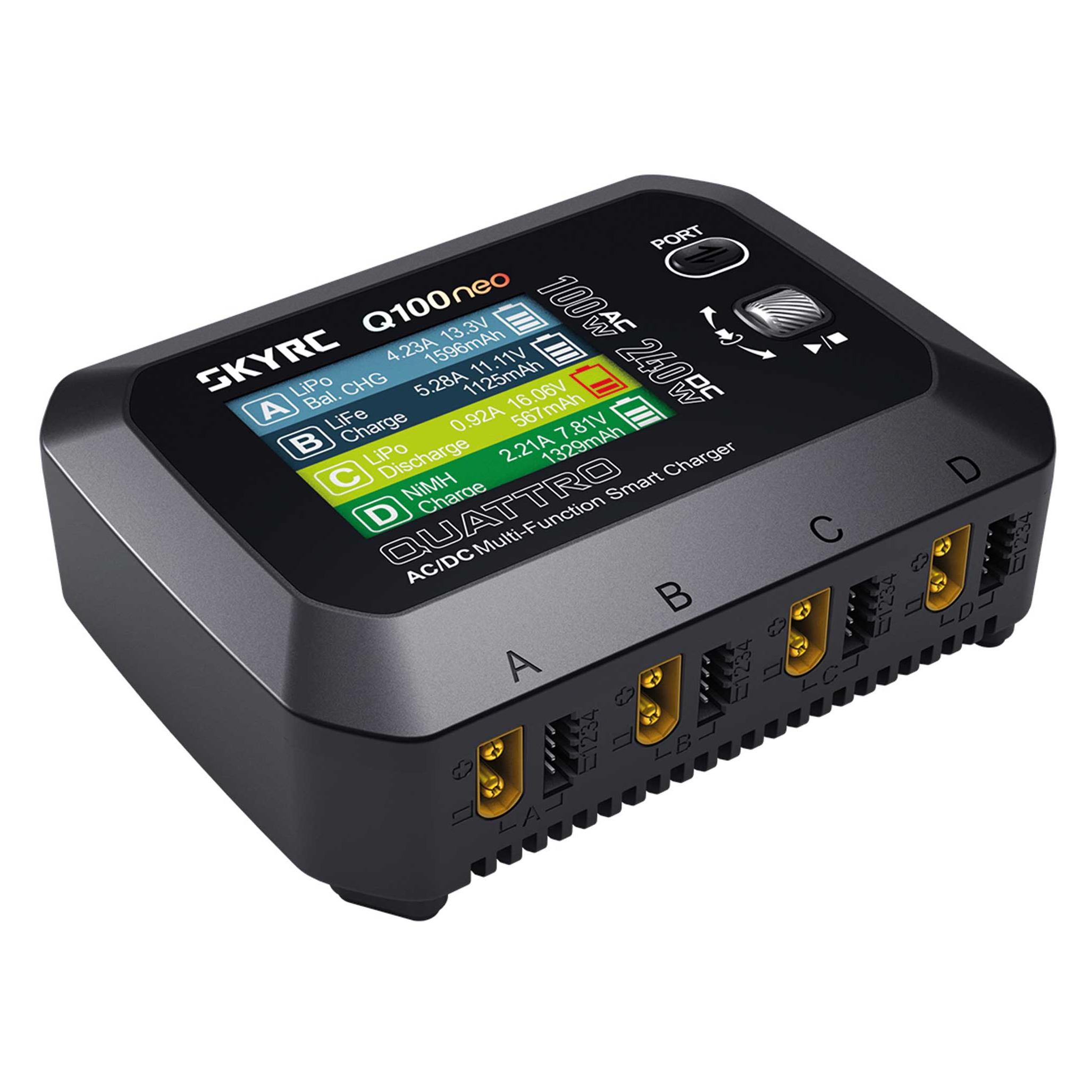 SkyRC Q100 Neo LiPo 1-4s 6A 100W AC/DC Ladegerät (SK100223-01)