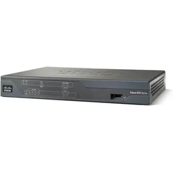 Cisco 888, Ethernet WAN, Fast Ethernet, Zwart, Router, Schwarz