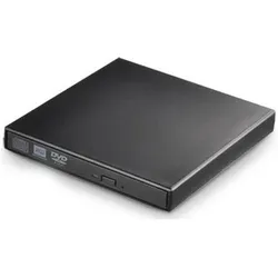 CoreParts MicroStorage Portable Slim (DVD Brenner), Optisches Laufwerk, Schwarz