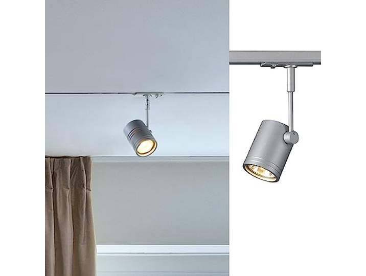 SLV 143442 BIMA I lamp head; silvergrey; GU10; 1x50W max.; incl. 1P.-adapter