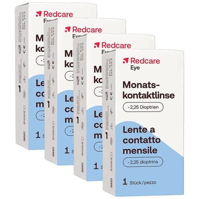 Redcare Monatslinse -2,25 4-er Set 4x1 St Kontaktlinsen