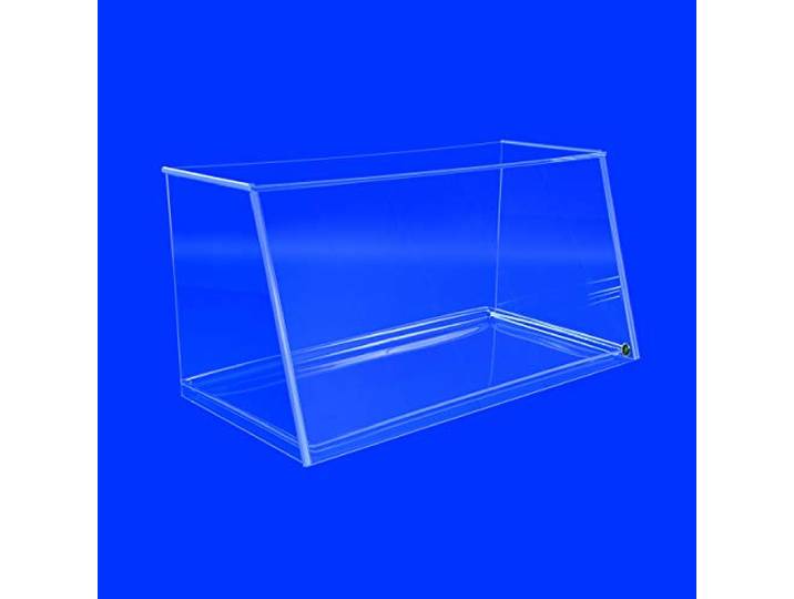 Grünke Tisch & Verkaufsaufsatz SEO, Spuckschutz System Easy One - steckbar Breite:62cm Korpus und Seiten aus Acrylgas (Mit farblosem Tablett)