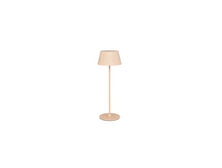 Akku-Tischleuchte, Sandfarben, Metall, 39.1 cm, Touch (on/off), Lampen & Leuchten, Innenbeleuchtung, Tischlampen, Akku-Tischlampe