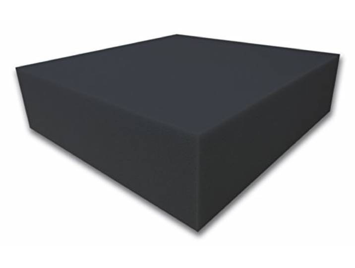Dibapur Akustikpur Glatt Schwarz Raum Akustik Schaumstoff Dämmung Schallschutz aus Kaltschaum (150x200x15cm)