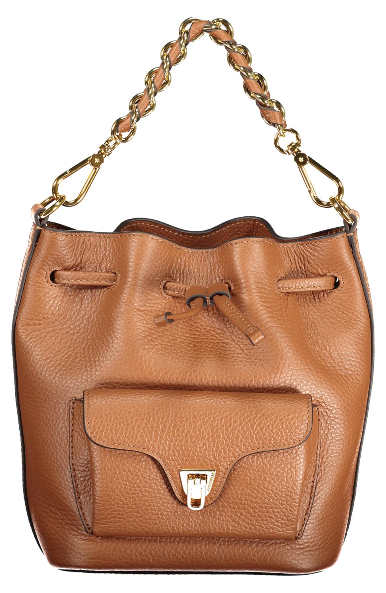 Elegante braune Dam Tasche mit Kettenriemen & vielseitigem Design