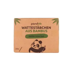pandoo Bambus Wattestäbchen natur (200St)