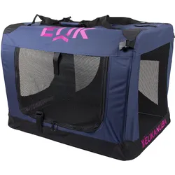 Eukanuba Pet Soft Crate, 60x42x42 cm, bl/sort M, Tiertransport
