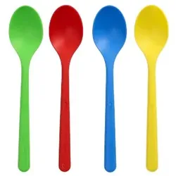 Papstar 50 Circulware by Haval Eislöffel PP-MF 13 cm farbig sortiert extra stabil