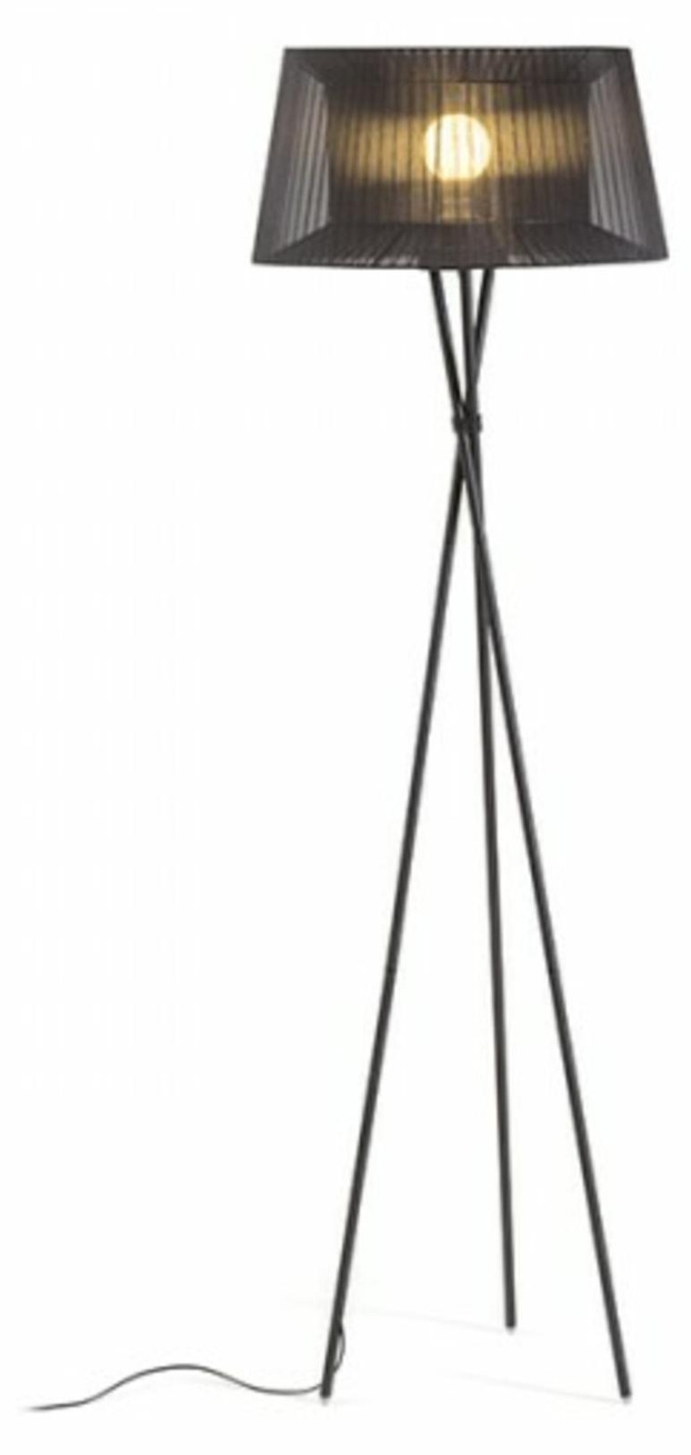 Rendl Boulogne Staande lamp zwart Tripod design accentverlichting