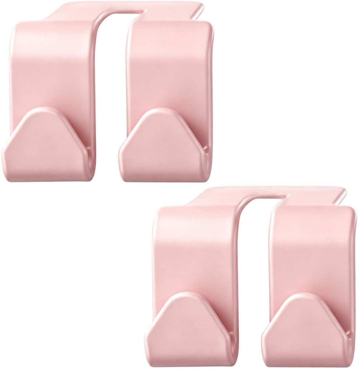 Auto Hoofdsteun Haken Beige - 2 Stuks - Opberg Hangers voor Auto Organisatie