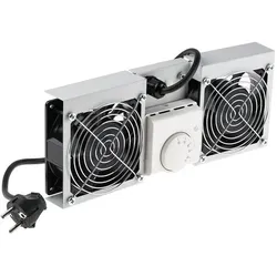 RS PRO 2 Fan Module for Wall mount Enclosures, Serverschrank Zubehör, Grau