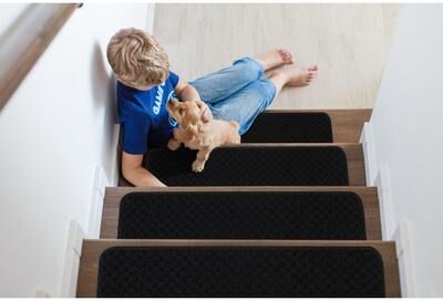 Beverly Rug Indoor Non Slip Stair Treads and Landing Mats