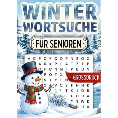 Winter Wortsuchrätsel für Senioren - Großdruck, Taschenbuch von Seniorensache Verlag, Bookmundo, 978-94-039-5271-0