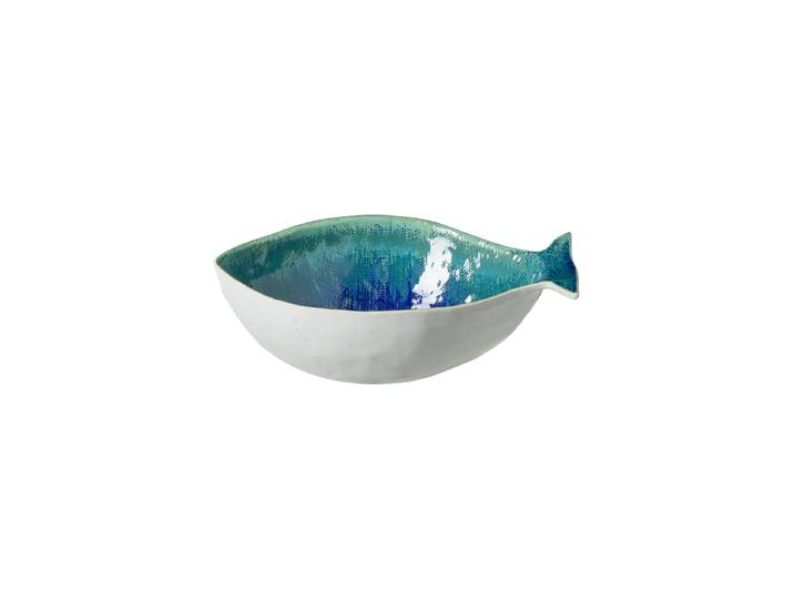 Handgefertigte Schüssel „Cavala Dori“ Atlantic Blue Costa Nova