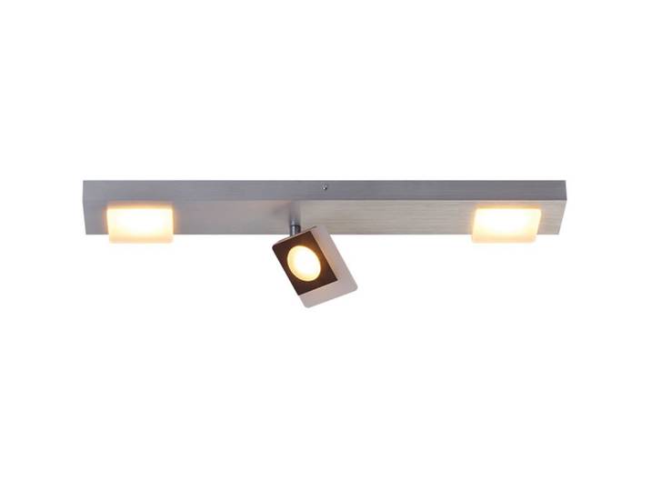 Bopp Deckenlampe Session Aluminium geschliffen Aluminium 880 lm Dimmbar B 8 cm - LED - Lichtfarbe: Extra warmweiss - LED Energiesparlampen