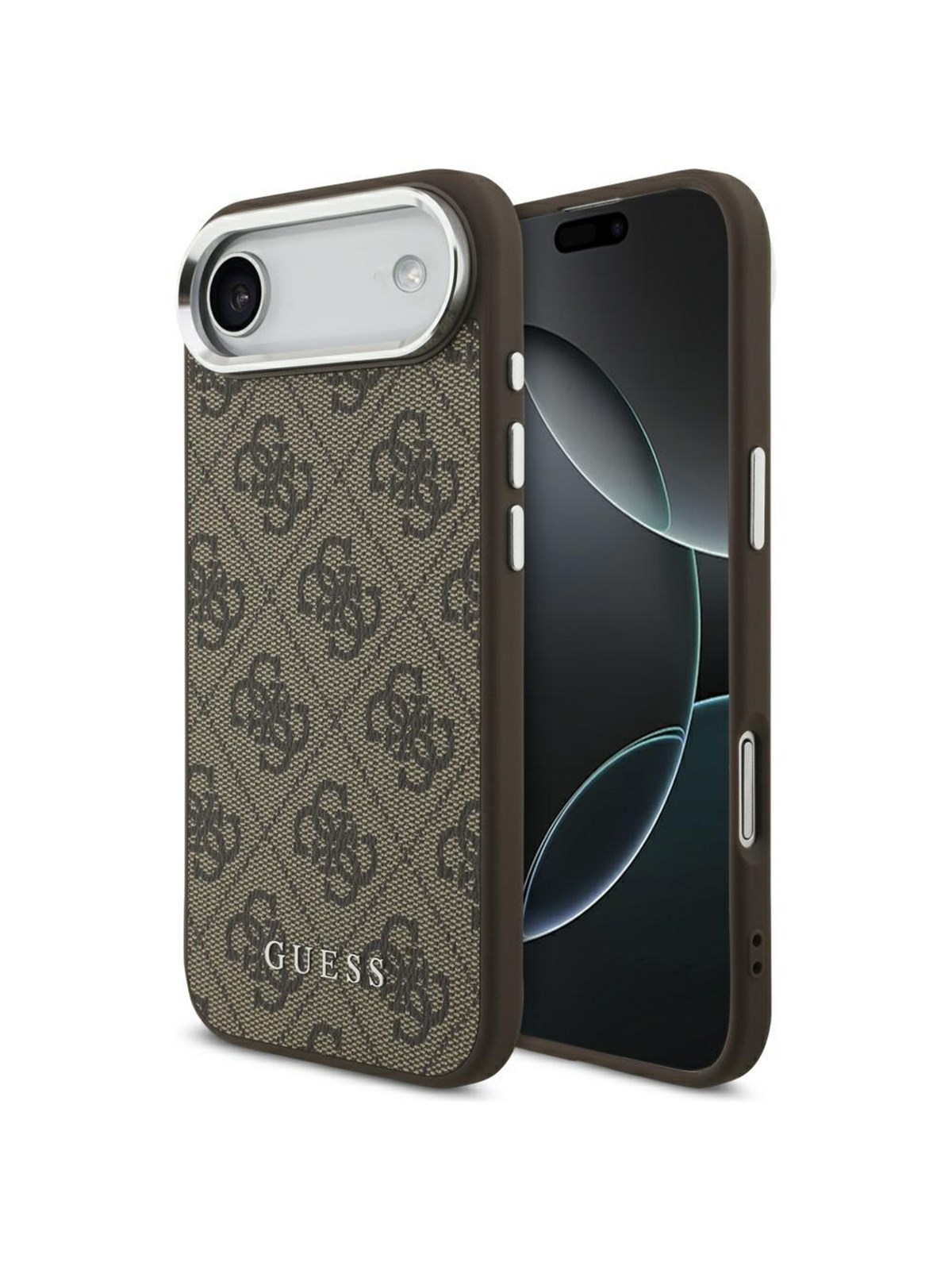 GUESS 4G Classic Logo MagSafe Case for iPhone Air - Brown