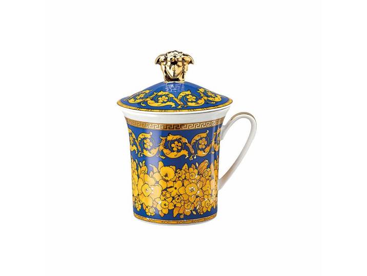 Rosenthal meets Versace Becher 30 Years Collection Floralia Blue, Porzellan