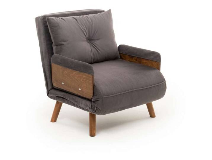Bettsofa Cosmo Grau Stoff B 77 T 82 cm - Bettsofa