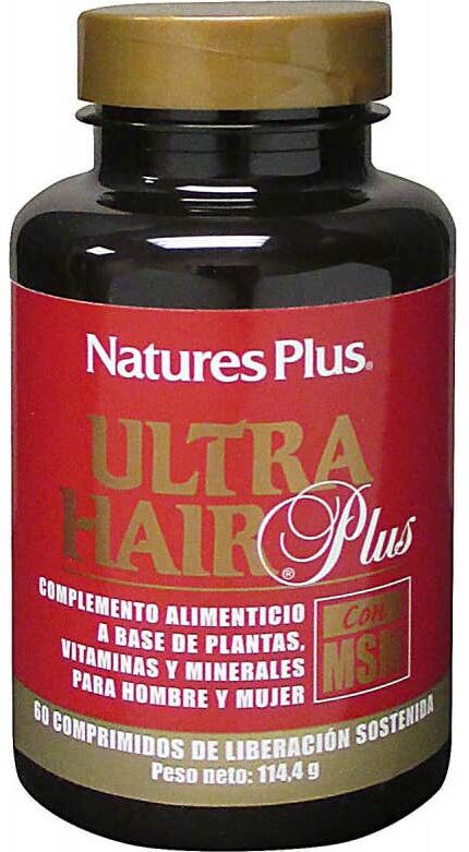 NaturesPlus Ultra Hair Plus con MSM 60 comp