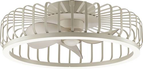 Brilliant G80920/09 LED Deckenleuchte Ventilator 48cm beige LED-Deckenleuchte mit Ventilator LED EEK: E (A - G) 36W Beige