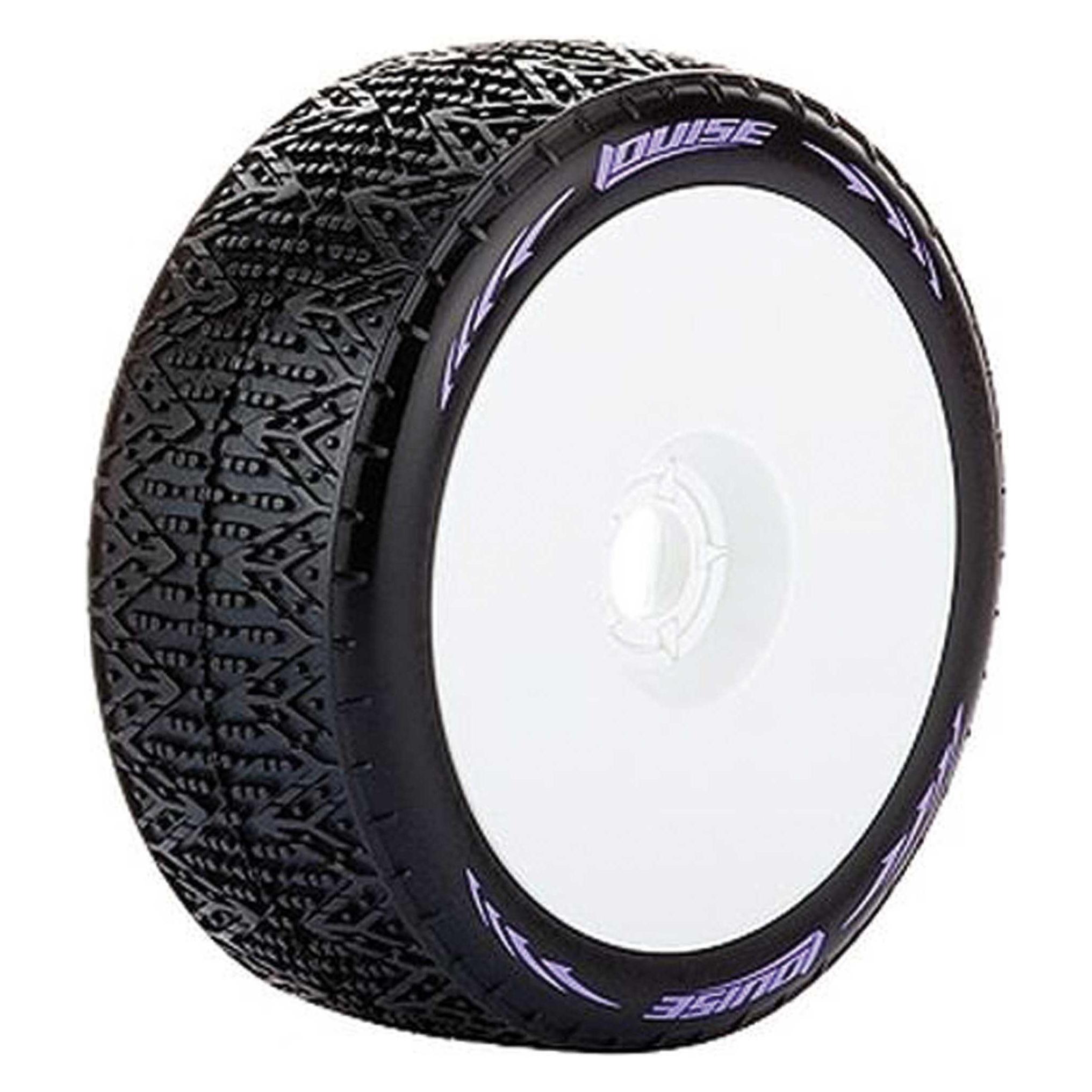 Louise B-Phantom Reifen soft auf Felge weiss 17mm (2) (LOUT3152SW)