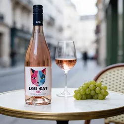 Lou Gat Pink Rosé 2024 - Roséwein trocken - Cotes de Gascogne, Frankreich