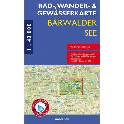 Rad-, Wander- und Gewässerkarte Bärwalder See, Sonstige von , Grünes Herz, 978-3-86636-412-7