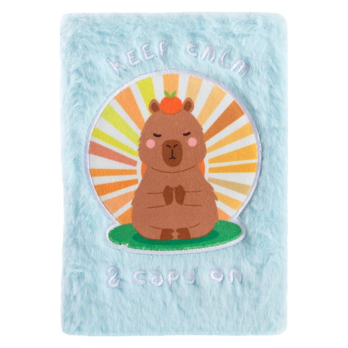 Idena Notizbuch Fluffy Capybara liniert, 64 Blatt 80g/m² 130x180mm (Liniert) (72023632)