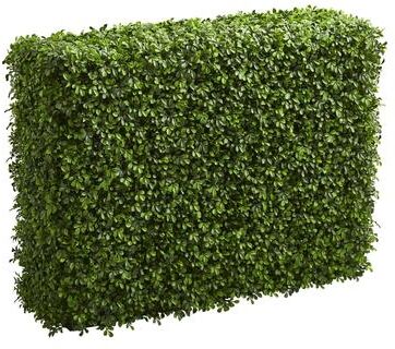 Nearly Natural "39"" Boxwood Artificial Hedge (indoor/Outdoor) - Green"