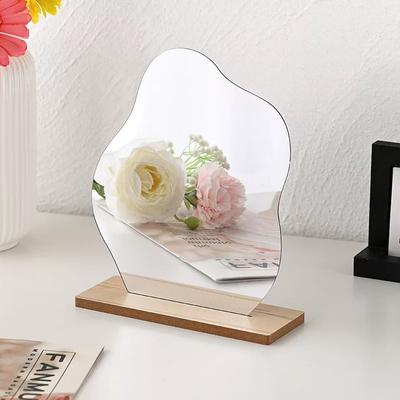 Fusion Finds Cloud Shaped Acrylic Makeup Mirror Decorative Irregular Wall Mirror For Vanity & Aesthetic Room Decor Cloud Shaped Acrylic Makeup Mirror Decorative Irregular Wall Mirror For Vanity & Aesthetic Room Decor