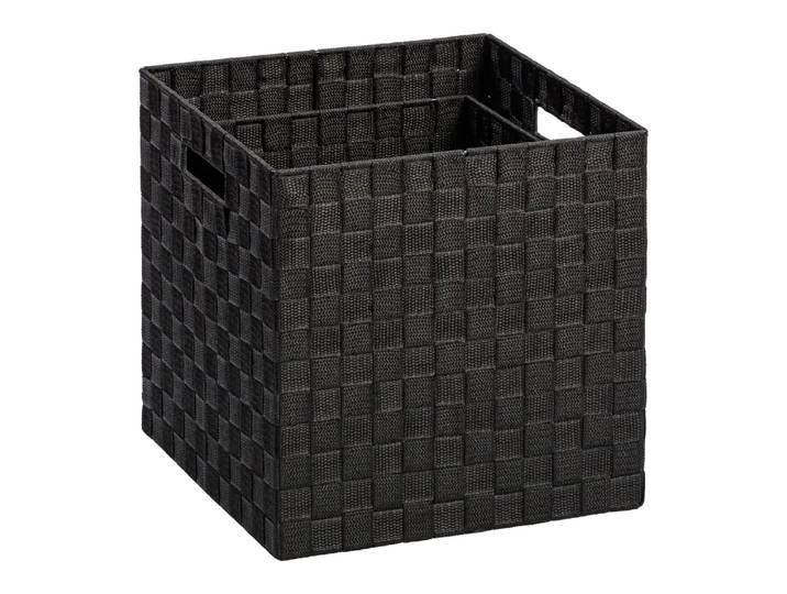 Aufbewahrungsbox Weave, Edy&liv, schwarz, Kunststoff