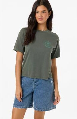 O'Neill s O'riginals Circle Surf Co. Easy T-Shirt in Hunter Green, Size Small