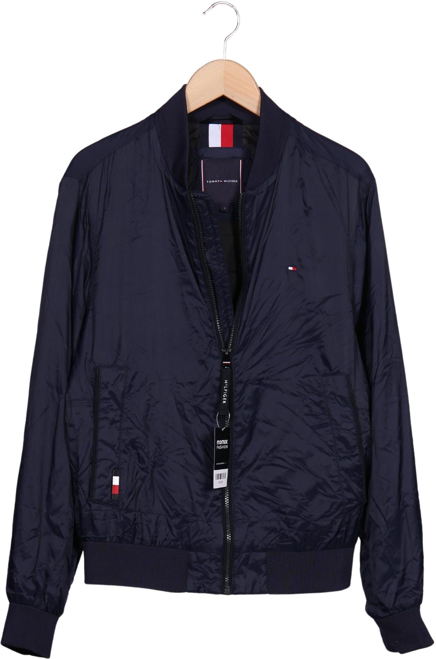 Tommy Hilfiger Herren Jacke, Marineblau, Gr. S, Synthetik - Second Hand