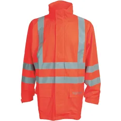 Warnschutz Regenparka "026301R" VISIBLE Kl. 2 - 3XL - fluororange