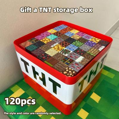 Uplift Picks Magnetic Building Blocks Storage Box Set DIY Construction Toy For Kids 120 Pcs