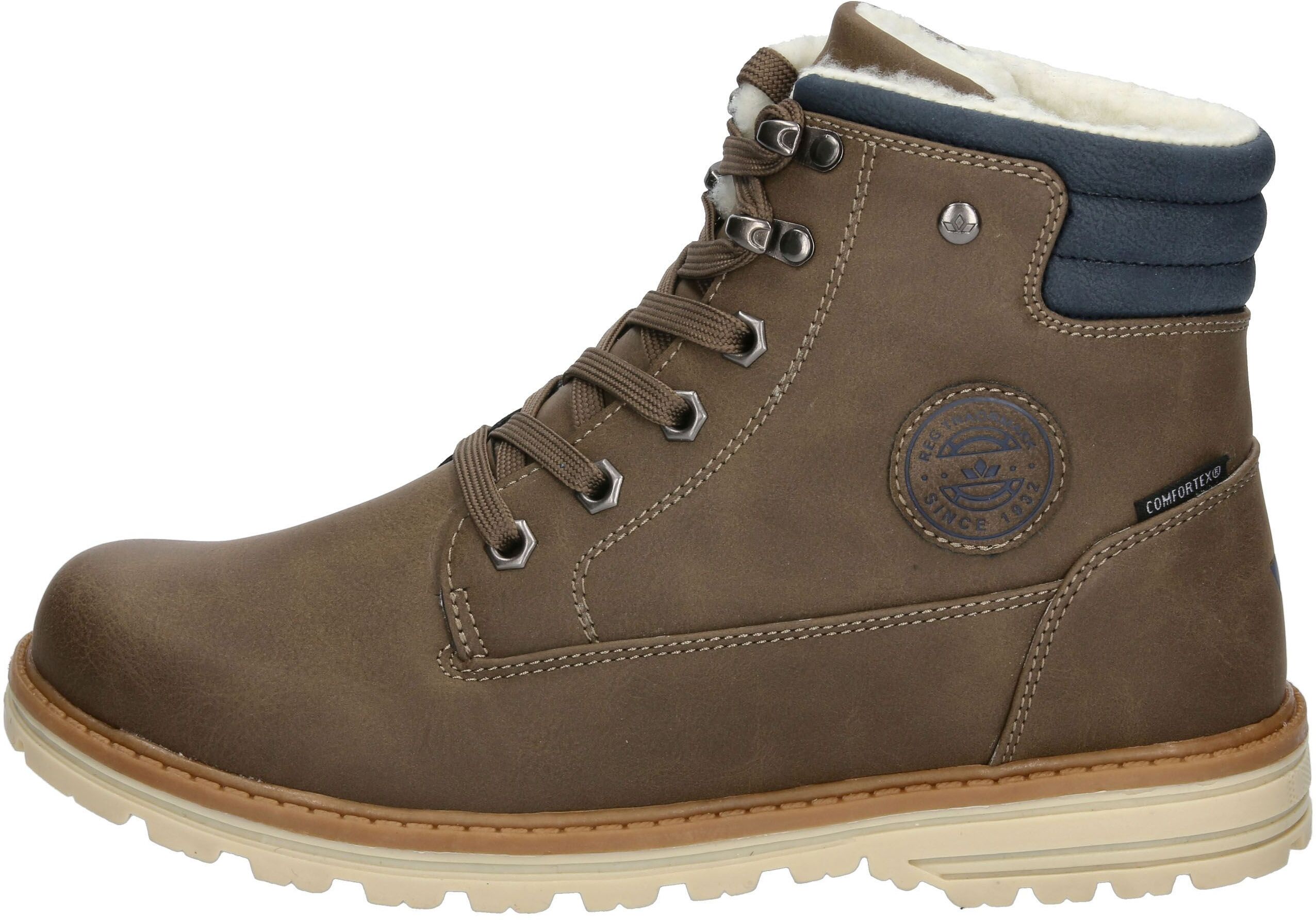 Winterstiefel LICO "Freizeitschuh Magnus", Herren, Gr. 43, grün, Synthetik, Schuhe Winterstiefel grün 43