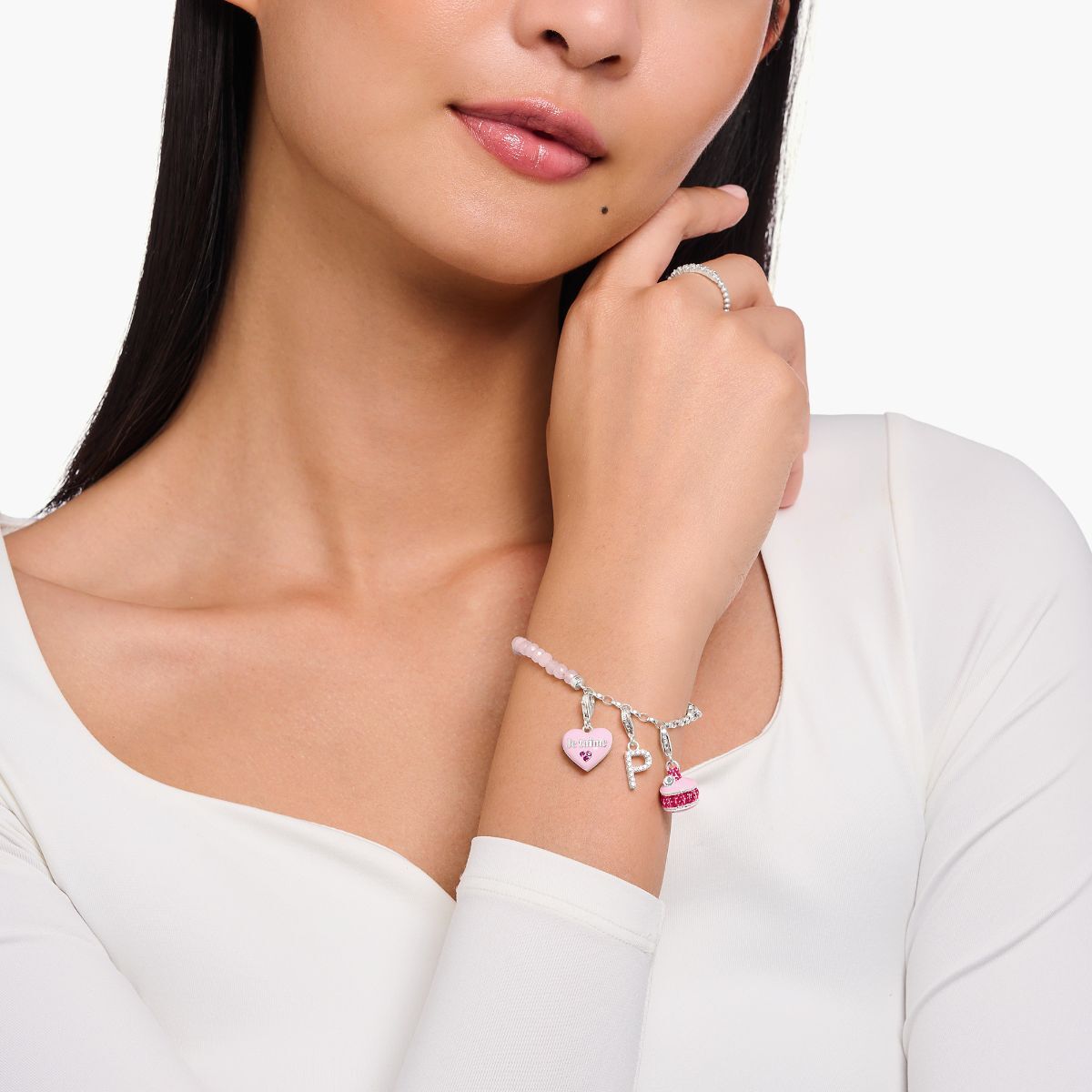 Thomas Sabo Charm Club Charmista As We Kiss French macaron berlock 2080-007-9