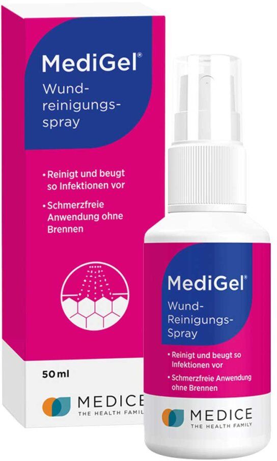 MediGel Wundreinigungsspray zum Säubern von Wunden