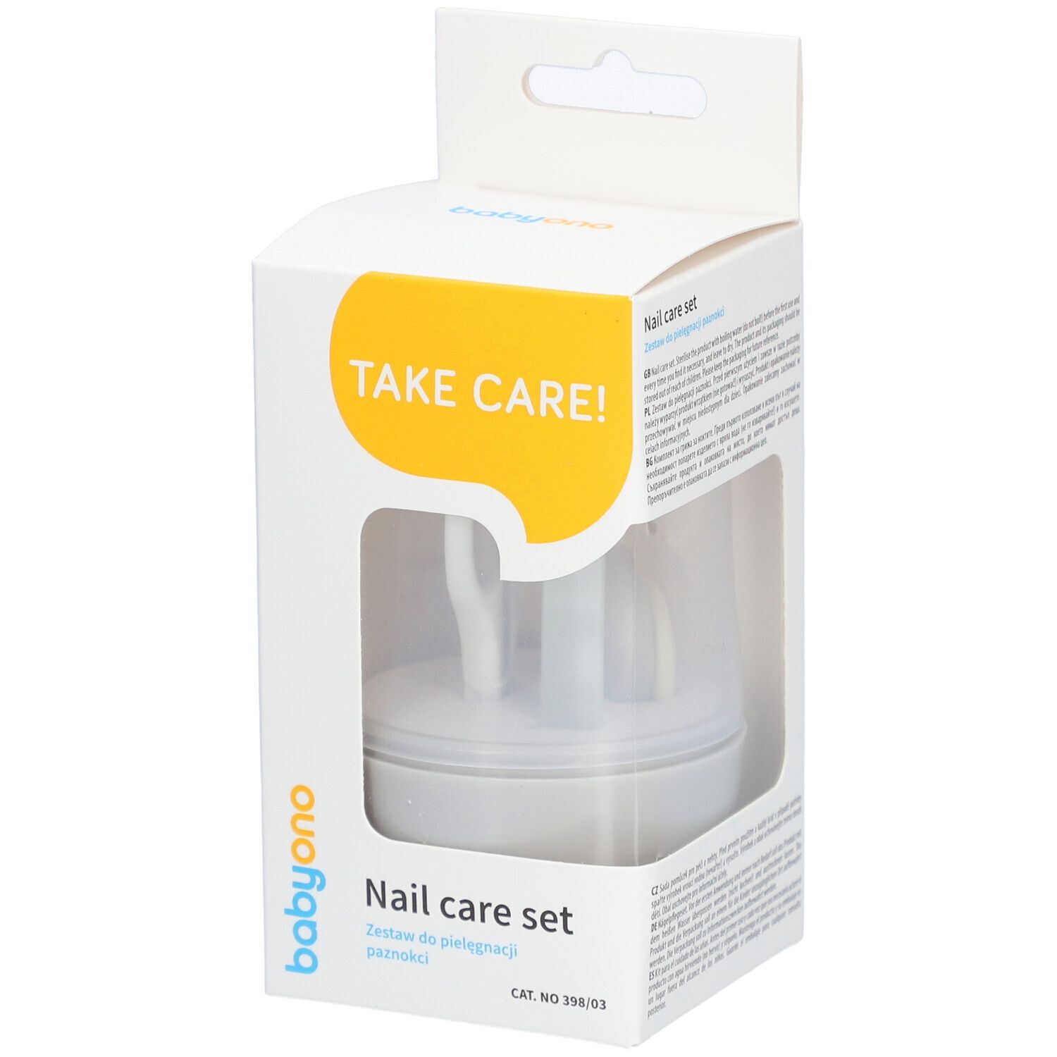Babyono Nagelset Schere Feile Knipser gr 1 St Set