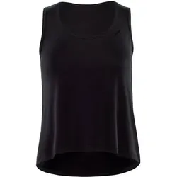 WINSHAPE Damen Seidig weiches Bambus-Tanktop BAMT001, Größe XL in Schwarz Schwarz