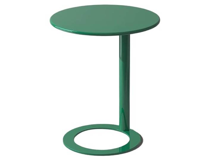 JIiopCFegh Stilvoller, platzsparender Beistelltisch aus Metall for Wohn(23.6″wx29″h,Green a)