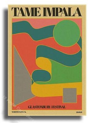 Uplifted Goods Modern Indie & Retro Music Album Aesthetic Art Print r a3