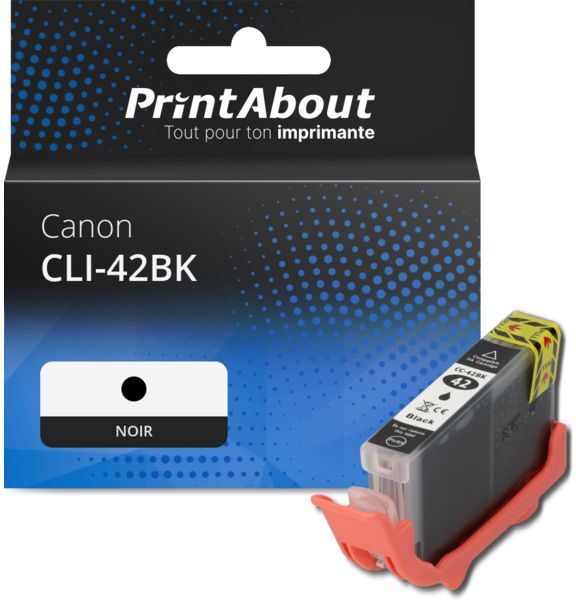 Cartouche PrintAbout compatible pour Canon CLI-42BK - Noir