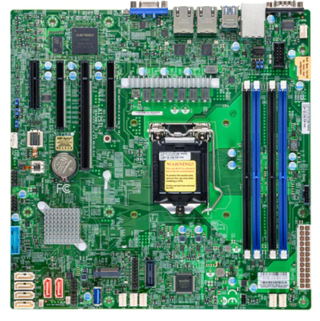 Supermicro X12STL-F Micro ATX Moederbord