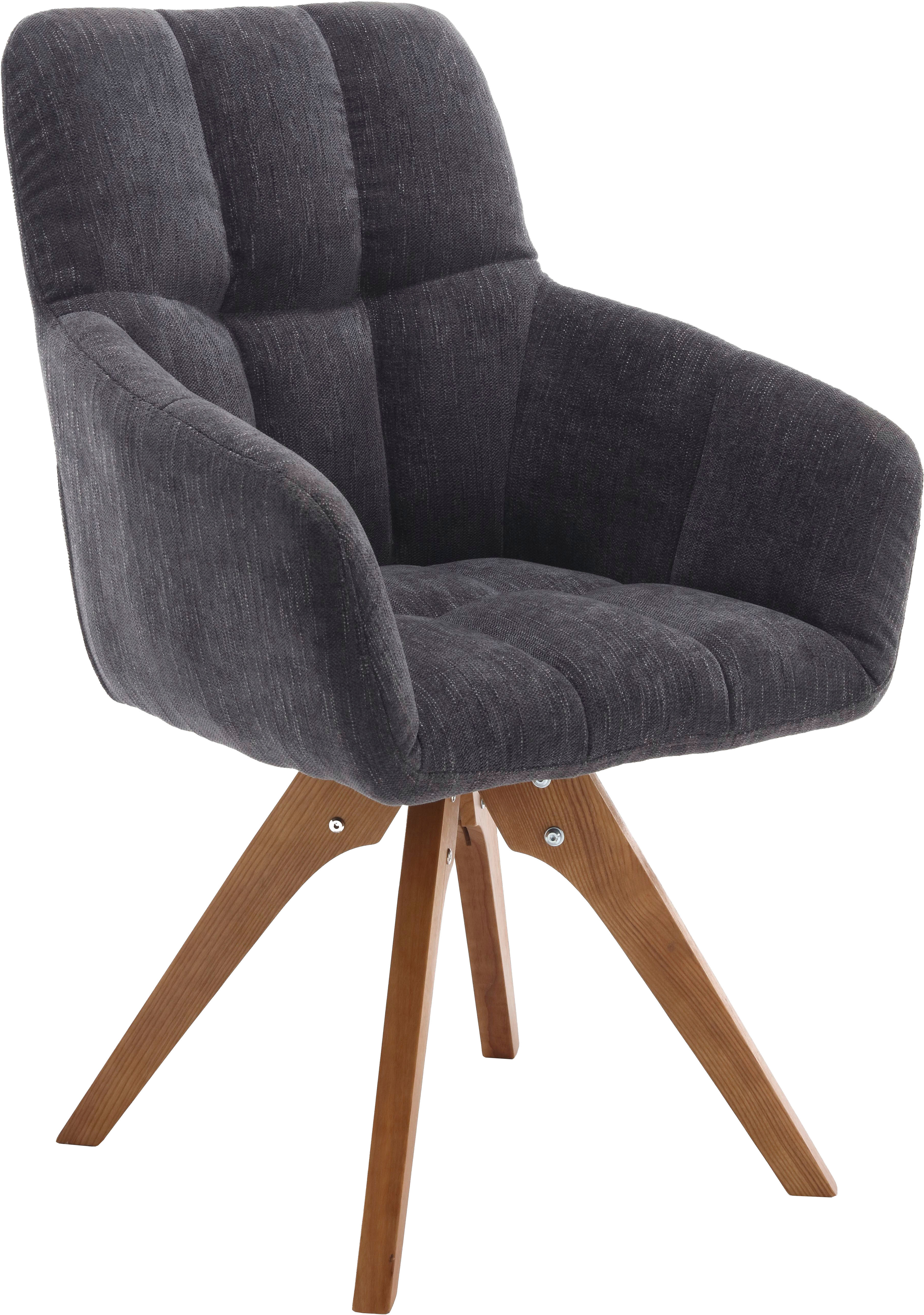 Drehstuhl HOME AFFAIRE, beige (beige, schwarz, beige), B:61cm H:90cm T:66cm, Stühle, Drehstuhl